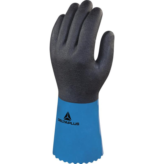 DELTAPLUS CHEMSAFE PLUS  VV836 SIZE 10 PVC / NITRILE COATING CHEMICAL SAFE GLOVE 30CM