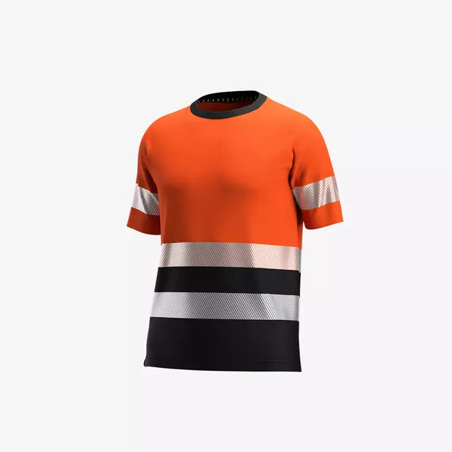 SAFETY JOGGER SCUHVTSM - SCUTI HIVIS T-SHIRT MEN ORANGE/BLACK