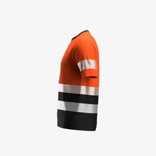 Load image into Gallery viewer, SAFETY JOGGER SCUHVTSM - SCUTI HIVIS T-SHIRT MEN ORANGE/BLACK
