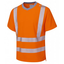 Load image into Gallery viewer, Leo LARKSTONE EcoViz Performance+ T-Shirt Orange
