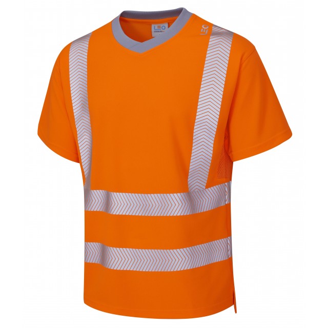 Leo LARKSTONE EcoViz Performance+ T-Shirt Orange