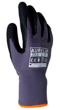 Load image into Gallery viewer, Aurelia 203 - Grey Nylon Spandex Glove with Micro Nitrile Foam Coating
