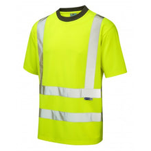 Load image into Gallery viewer, LEO BRAUNTON ISO 20471 Class 2 Coolviz T-Shirt (EcoViz) Yellow
