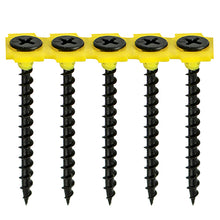 Load image into Gallery viewer, Collated Drywall Timber Stud Plasterboard Screws - PH - Bugle - Coarse Thread - Black 3.5 x 35
